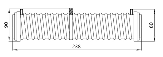 Габаритные размеры резисторов СР-300