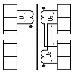 Электрическая схема трансформаторов ОСМ1